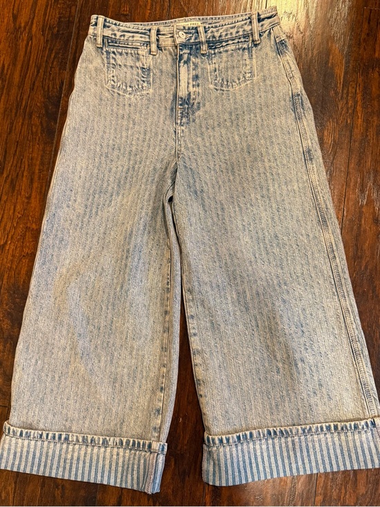 We The Free Pants - 🔥🔥We the Free Brette Denim Striped Crop Pant in Love Affair Color
